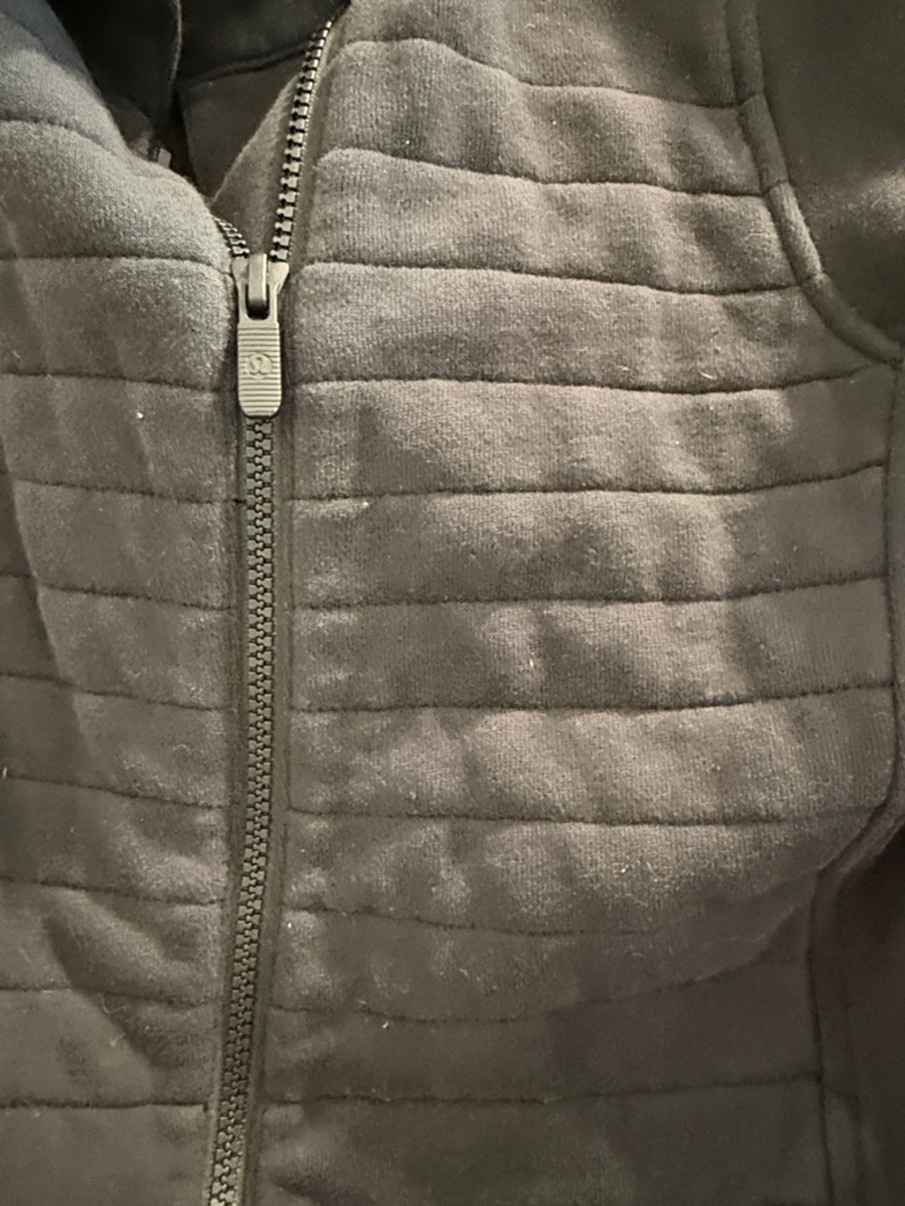 Lululemon black Front Zip Jacket sz 8 - Picture 4 of 7